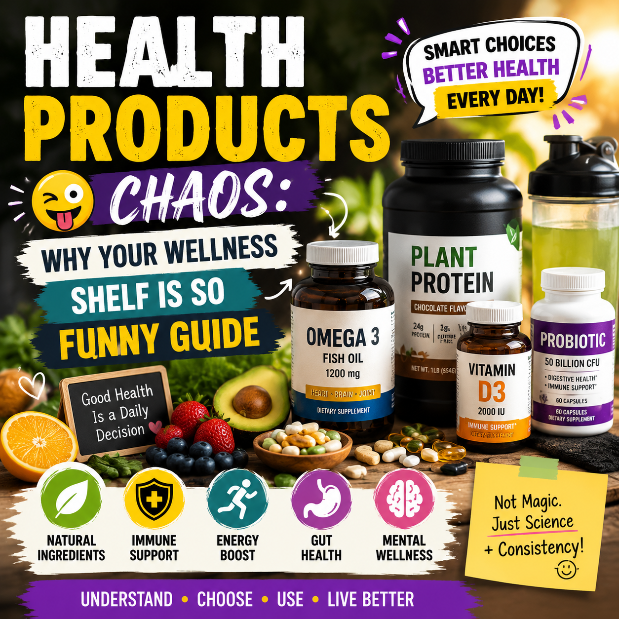Health Products Chaos: Why Your Wellness Shelf Is So Funny Guide