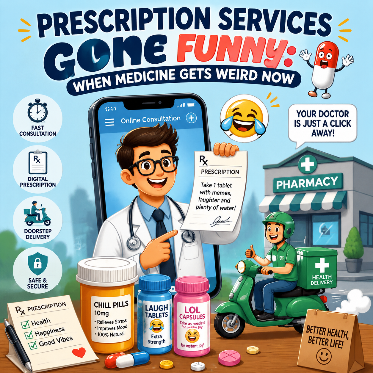 Prescription Services Gone Funny: When Medicine Gets Weird Now