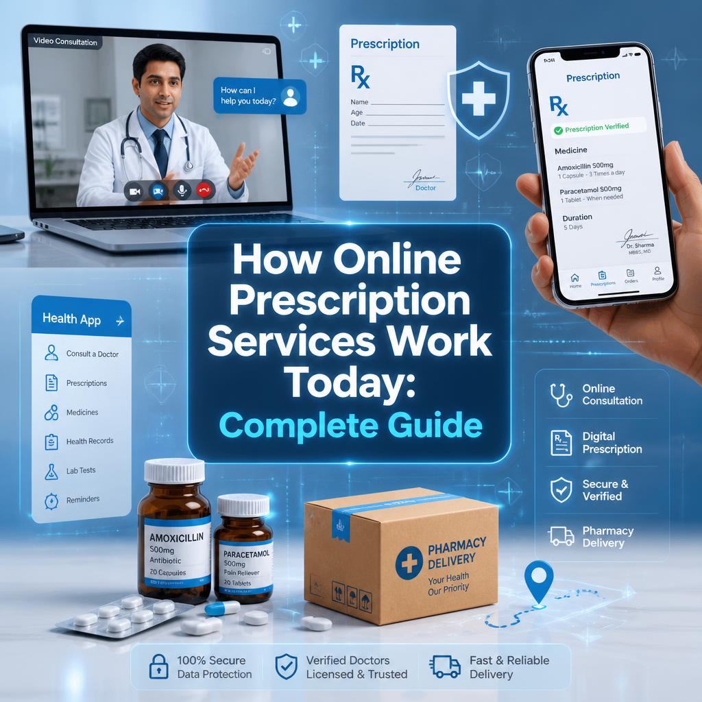 How Online Prescription Services Work Today: Complete Guide