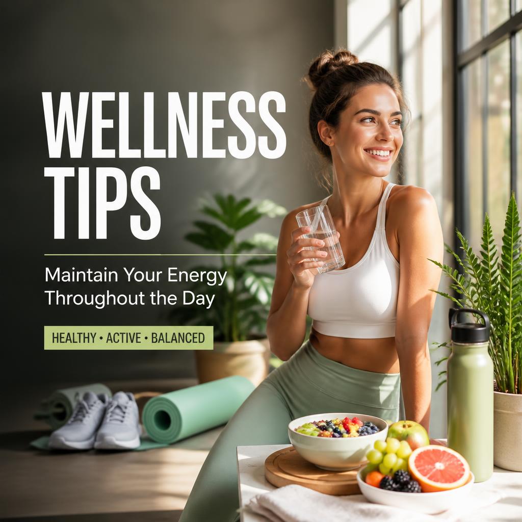Wellness Tips to Maintain Your Energy Throughout the Day