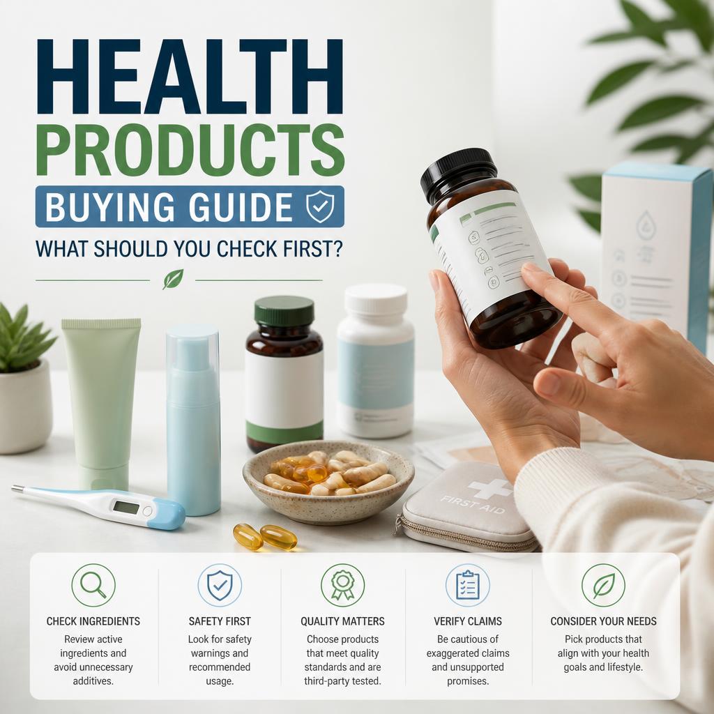 Health Products Buying Guide: What Should You Check First?